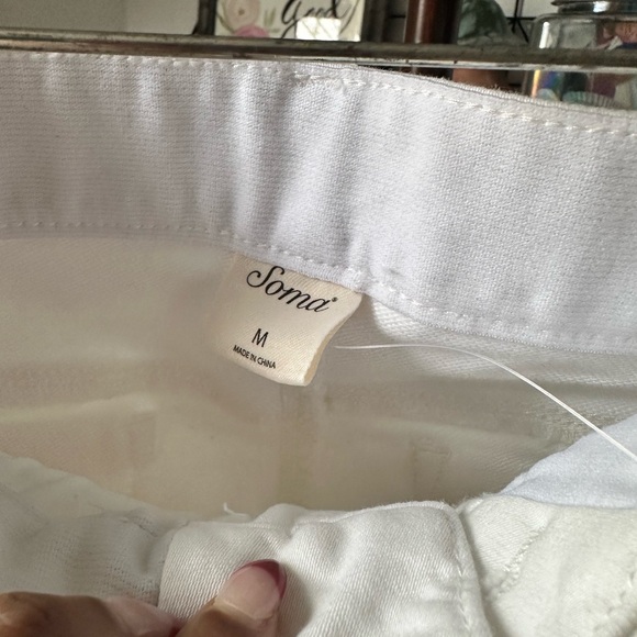 SOMA Slimming 5 Pocket Jeans WHITE SIZE MEDIUM - Picture 7 of 9